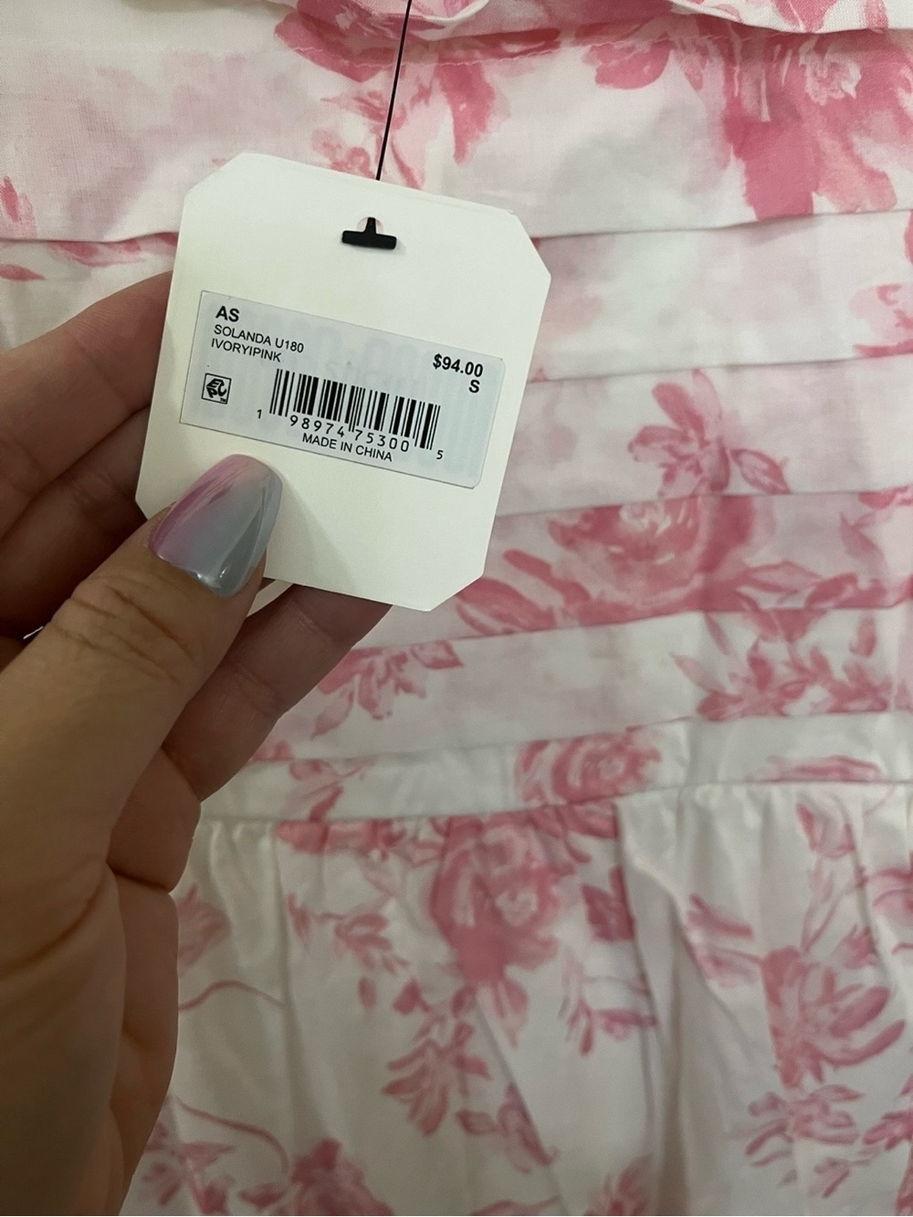 NEW Altar’d State White & Pink Floral Maxi Dress Size Small & Large Available - Picture 4 of 10